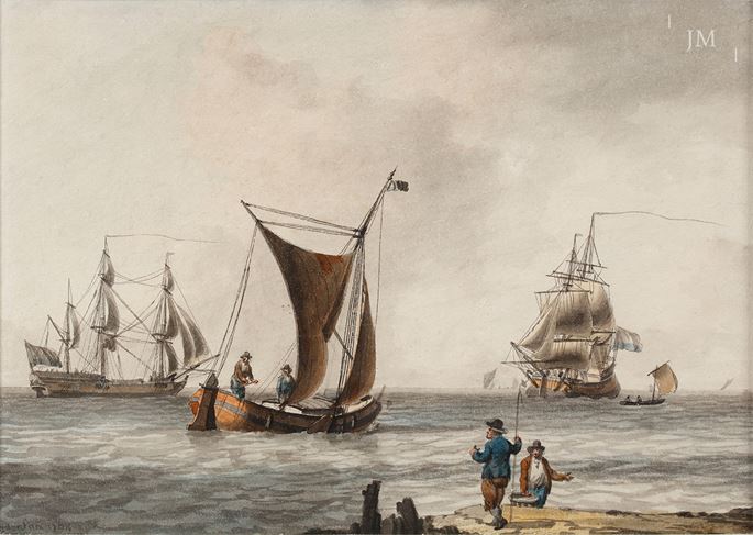 William Anderson - Fishing boats and other vessels in coastal waters | MasterArt